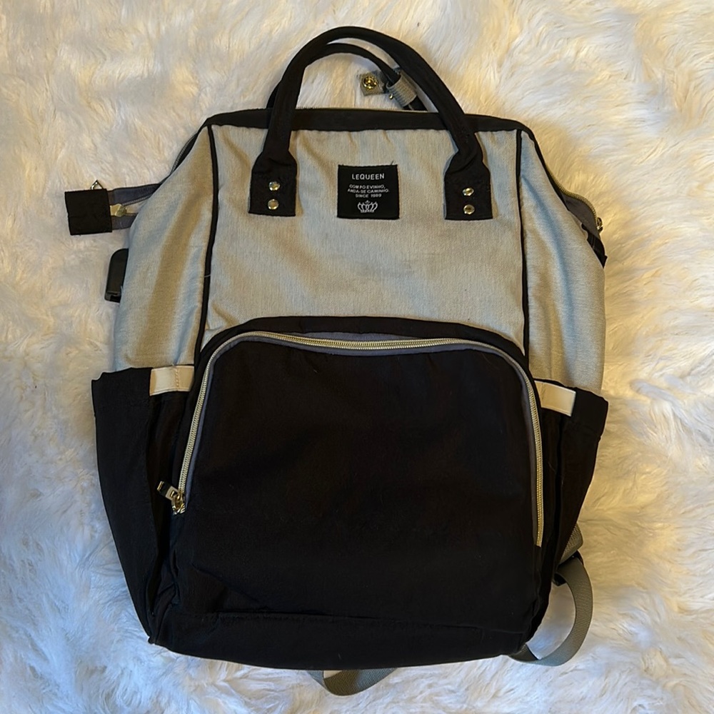 Le Queen - Diaper Bag Backpack. My child’s name is written on inside.